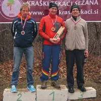 Starejši veterani Jadran Nardin, Cveto Tavčar, Anton Derganc (z leve)