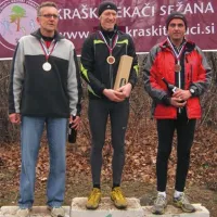 Veterani Lučano Plahuta, Branko Vrečar, Vojko Arzenšek (z leve)