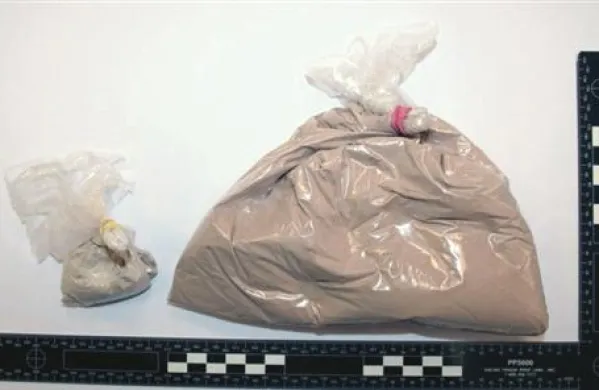 Kriminalisti so v preiskavi zasegli skoraj 2 kilograma heroina