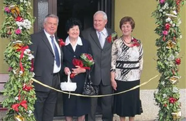 Zlatoporočenca Ivanka in Viktor