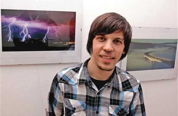 Marko Korošec ekstremne vremenske pojave tudi fotografira