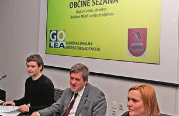 Lokalni energetski koncept so javnosti predstavili Boštjan Mljač, Rajko Leban in Alenka Rau