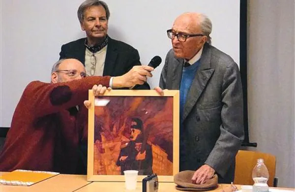 Borisu Pahorju so izročili sliko Uga Pierrija