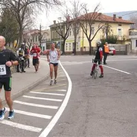 Pot je tekače vodila skozi Solkan