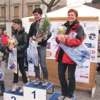 Bernarda Ivančič (desno) je iz Ormoža v Gorico prišla po bronasto medaljo