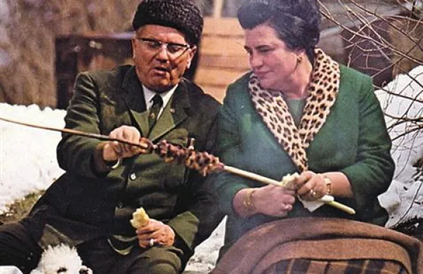 Josip Broz Tito s soprogo Jovanko