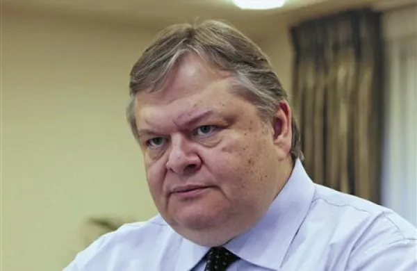 Grški finančni minister Evangelos Venizelos