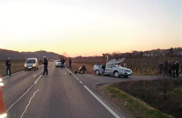 Trčenje je bilo usodno za mladega motorista