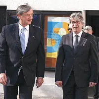Predsednik Türk s predsednikom dežele Renzom Tondom