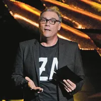 Boris Kobal z majčko ZA, ki najbrž ni bila po scenariju