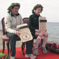 Kralj in kraljica za leto 2012, Boštjan Hrovat in Monika Oražem