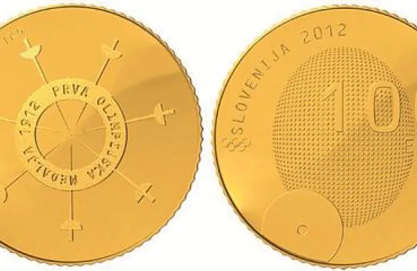 Na uradnih spletnih straneh Banke Slovenije podobe Cvetkovega zlatnika še ni, je pa že objavljena na spletnih straneh nekega nemškega numizmatičnega društva. Nacionalna banka je na natečaj prejela več predlogov, tudi take s Cvetkovim obrazom, a izbrali so zasnovo  Milana Drobnaka s sabljaško   masko na eni in s sedmimi sabljami na drugi strani. Sablje v krogu simbolizirajo število sabljačev v ekipi.