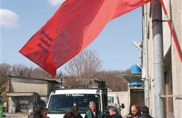 Delavci družbe Alukomen Holding letos stavkajo že drugič in potrpljenje jih mineva