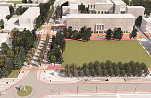Prikaz rešitev za ureditev magistrale v Novi Gorici