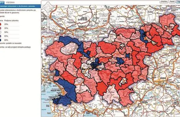 Zelo visoko podporo je družinski zakonik dobil v Kopru mesto (64,16 odstotkov), Piranu (62,42) in Izoli (59)