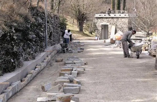 Obnavljajo vodno zajetje