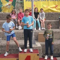 Dečki 2004 in 2003: Nejc Žagar, Andrej Skočir, Maj Starič