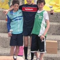 Dečki 2000 in 1999: Matic Berginc, Jan Vukovič, Rok Krošelj