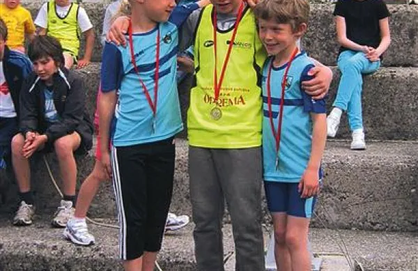 Dečki 2005 in mlajši: Tim Žgajnar, Jan Žgur,  Denis Grahovič