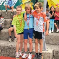 Dečki 2002: Jan Berčon, Matic Kenda, Laren Abram