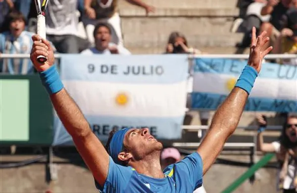 Juan Martin del Potro je popeljal Argentino v polfinale 