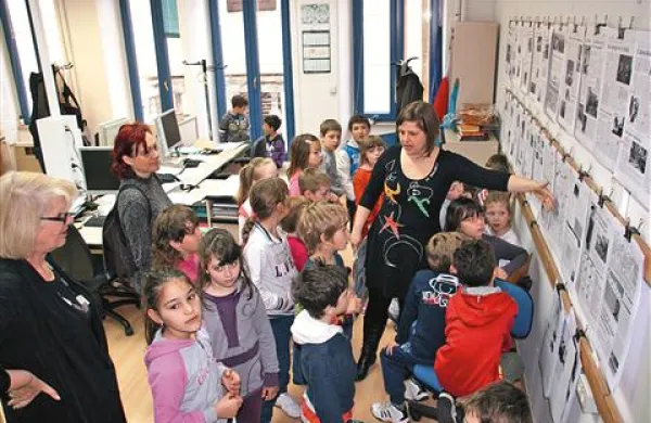 &Scaron;olarji med novinarji