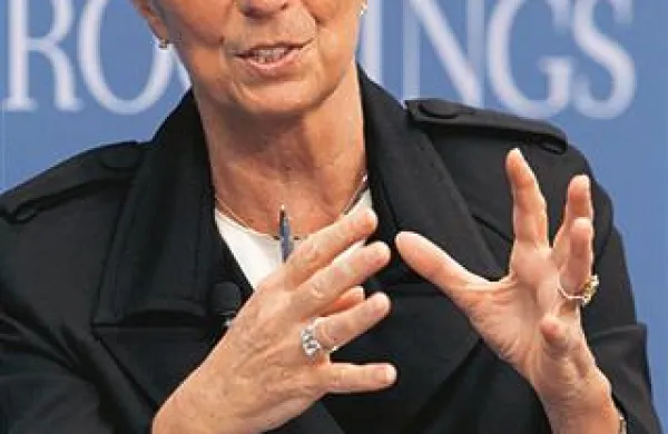 Generalna direktorica Mednarodnega denarnega sklada IMF Christine Lagarde 