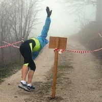 Tina Mavrič je tudi tokrat ciljno črto prečkala s “kolesom”