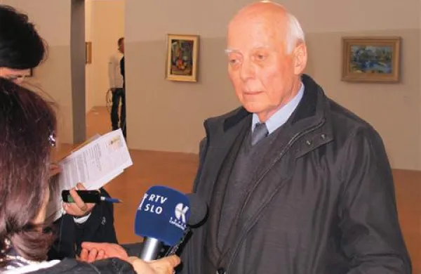 Kustos razstave Joško Vetrih 