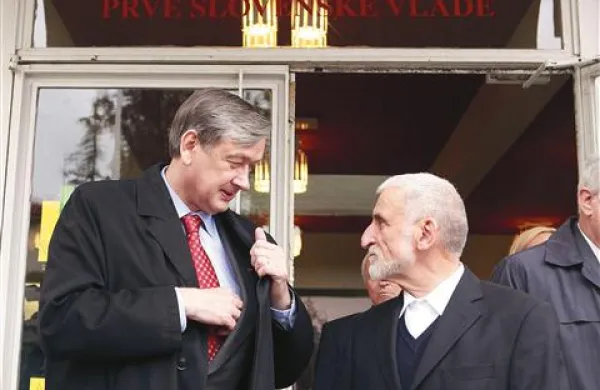 Danilo Türk in Marjan Poljšak 