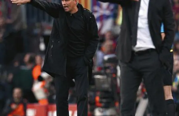Guardiola je bil v zadnjih tekmah v senci velikega konkurenta Mourinha