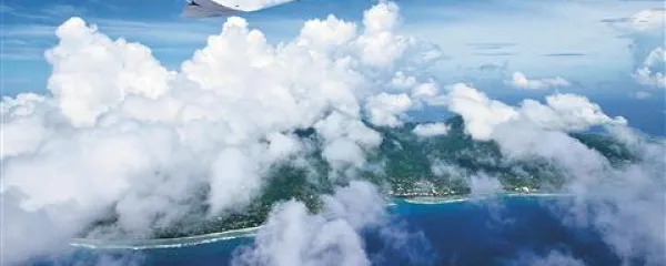Ko polet dobro poteka, je ves svet lep. Tudi Oceanija.