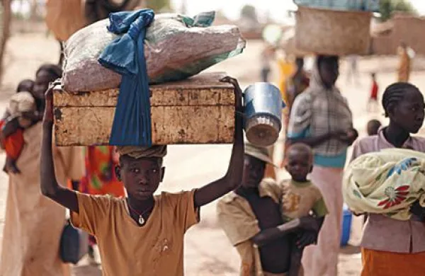Sudanske bombe so znova pregnale pripadnike ljudstva Nuba iz njihovih domovanj v gorske votline
