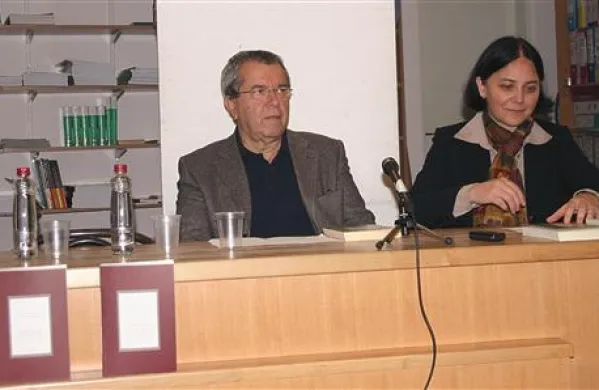 Dr. Braco Rotar in dr. Taja Kramberger na koprski predstavitvi