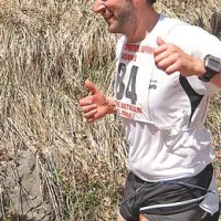 Michele Gortani hiti proti cilju