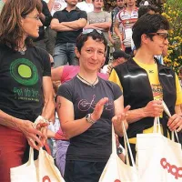 ŠD Gams, z leve: Danica Kovačič, Suzana Kobal (obe Tolmin), Mihaela Tušar (Cerkno)
