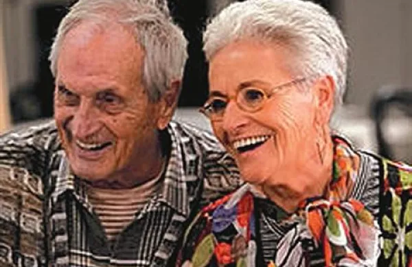 Ottavio Missoni z ženo Rosito