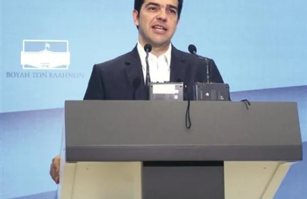 Grški mandatar za sestavo vlade Alexis Tsipras 