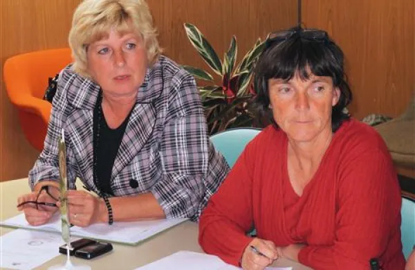 Jožica Bolčič (levo) in Irena Vrhovnik