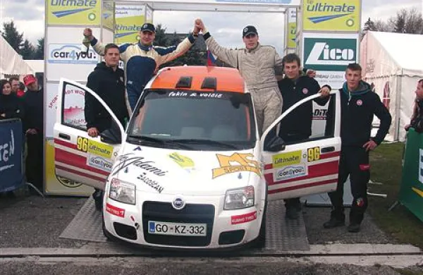 Fakin in Volčič druga na Rallyju Lavanttal v divizij 1
