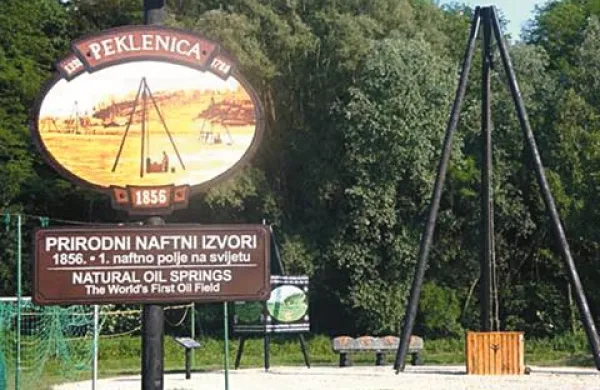 Prvo naftno polje na Hrvaškem, Peklenica v Medžimurju, je bilo odprto leta 1856