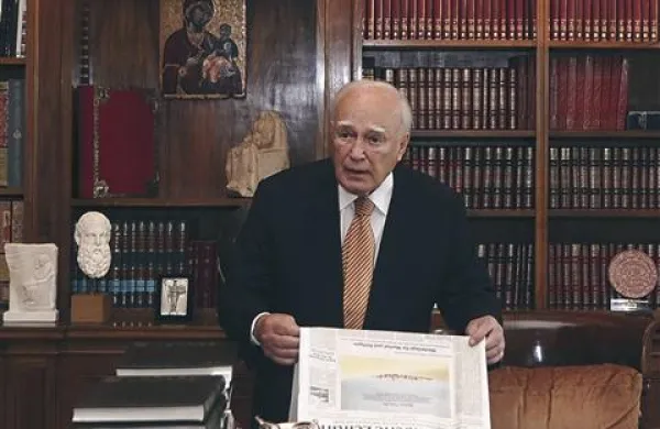 Grški predsednik Karolos Papuljas 