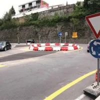 Na Valeti je že krožni  promet 