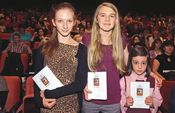 Letošnje nagrajenke (z leve): Veronika Martinčič, Marta Radić in Tilka Namestnik