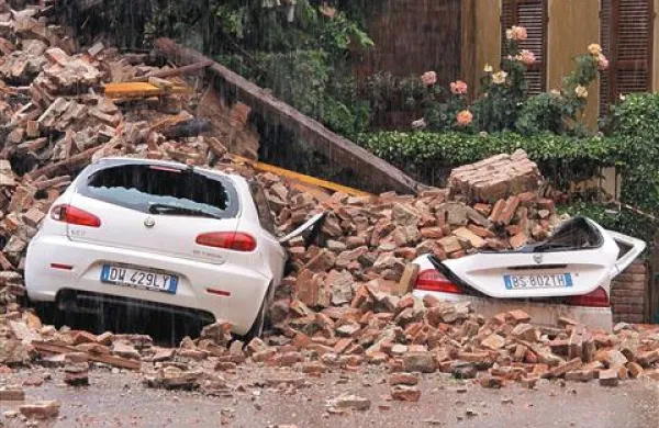 Žarišče današnjega potresa je bilo v občini Finale Emilia, ki jo je močno prizadel že potres 20. maja 