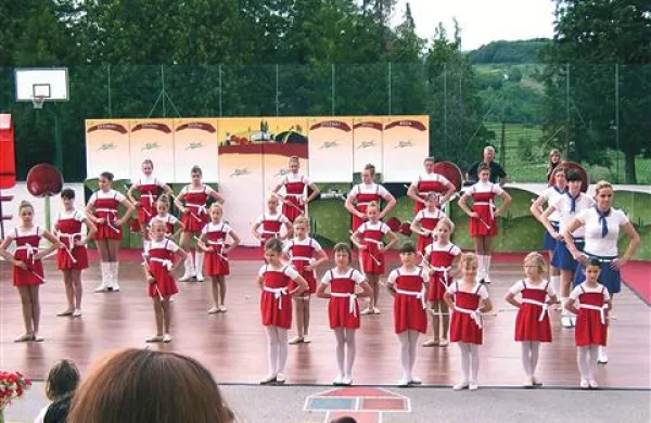 Mažoretna in twirling skupina Brda je z drugo češnjevo twirling-mažoretno revijo  popestrila briški praznik češenj