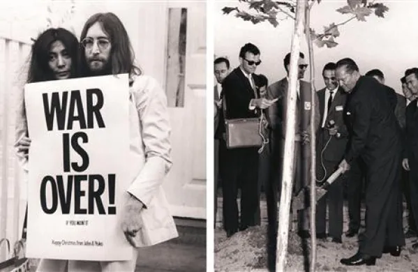 Yoko Ono, Lennon in Tito - konceptualna akcija v Monfortu
