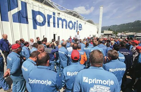 Upravni odbor družbe Primorje je v četrtek na Okrožno sodišče v Novi Gorici vložil predlog za stečaj družbe