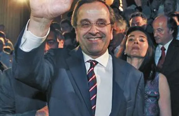 Vodja nove demokracije Antonis Samaras