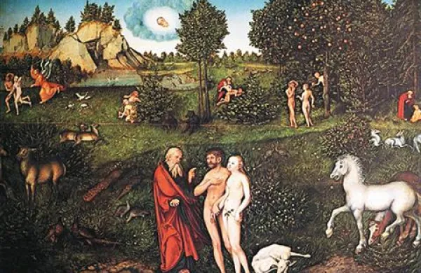 Raj, kot ga je upodobil slikar Lucas Cranach starejši